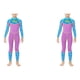 thumbnail image 1 of Traje de buceo Toystoory de neopreno para niñas Mangas largas y pantalones anti-quemaduras de sol Púrpura M, 1 of 6