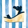 thumbnail image 3 of Charro, Mercedes Lopez 20x20 Black Modern Framed Museum Art Print Titled - Beach Glam VII v2 Navy on Stripes, 3 of 5