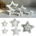 thumbnail image 3 of Hollow Out Five-pointed Star Resin Silicone Mold, 3 of 19