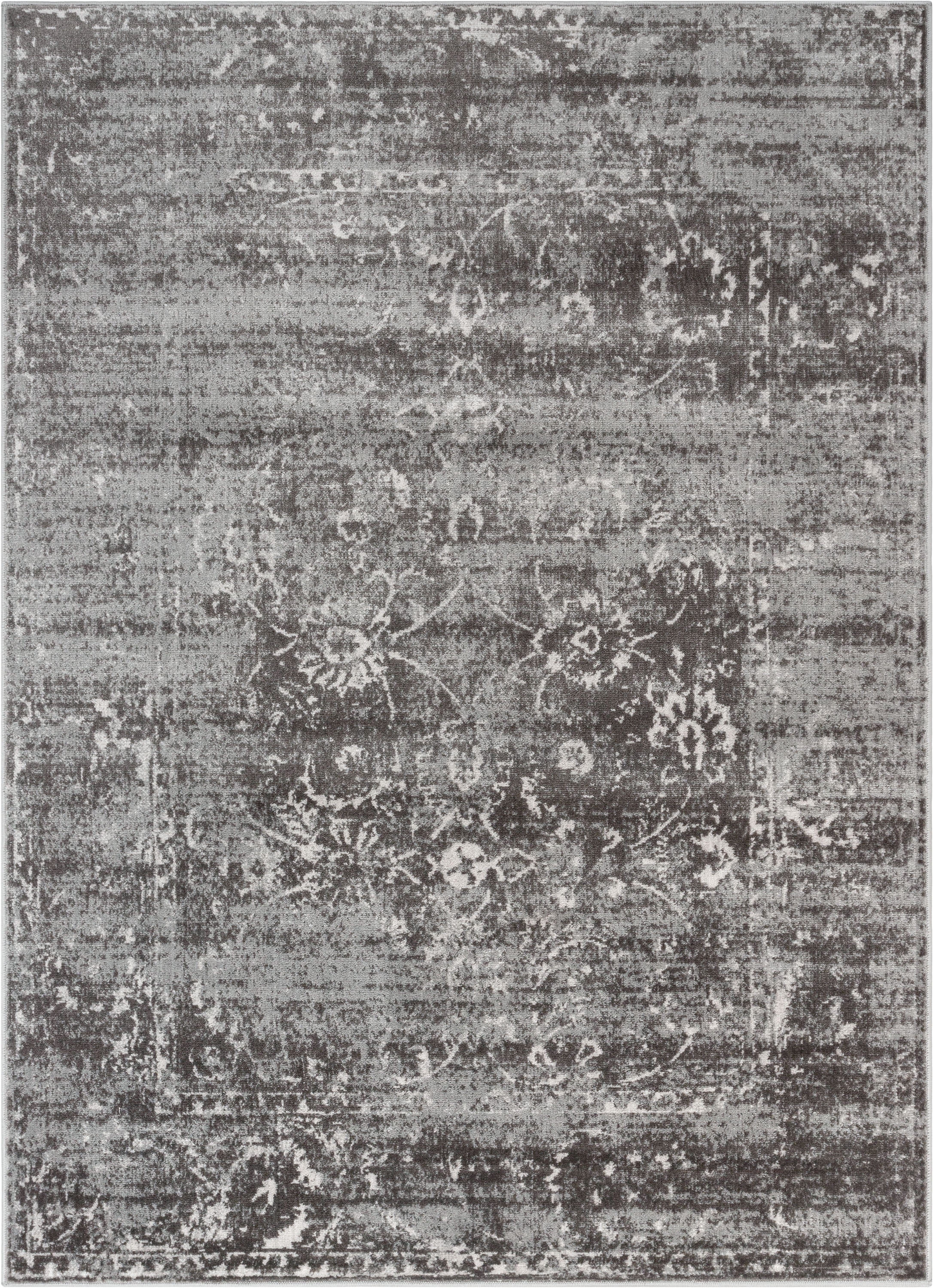 Well Woven Zazzle Thiva Vintage Oriental Black 5'3" x 7'3" Area Rug