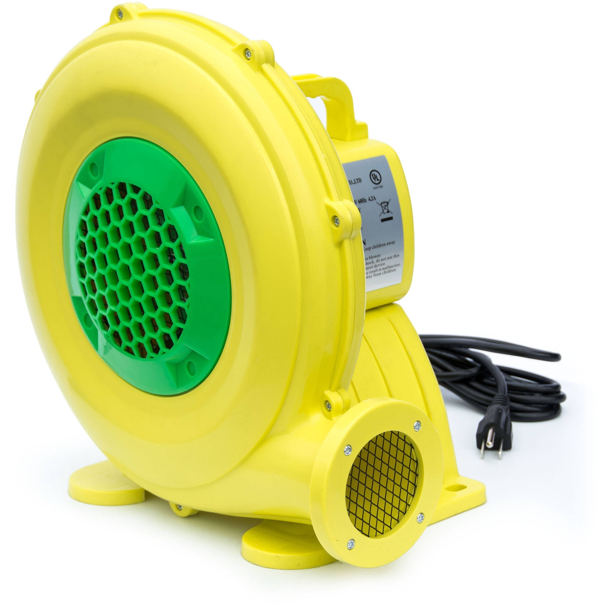 ALEKO BHPUMP550W Bouncy House Air Blower Pump Fan For Inflatable Bounce