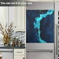 thumbnail image 3 of GZHJMY Navy Blue Marble Large Dishwasher Magnet Magnetic Cover 23x26 inch Refrigerator Sticker Washer Kitchen Home Decor, 3 of 5