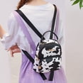 thumbnail image 3 of Bsvklp Mochila Con Estampado De Animales De Pu Para Mujer, Bolsos De Estilo Preppy (Vaca Blanca) Bsvklp Para estrenar, 3 of 9