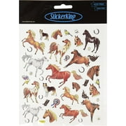 Tattoo King Multi-Colored Stickers-Thoroughbred Horses