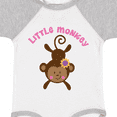 thumbnail image 4 of Inktastic Little Monkey Girl Girls Baby Bodysuit, 4 of 5