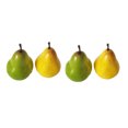 thumbnail image 5 of KAKOWELY 4 modelos de frutas de simulación, accesorios de fotografía de pera, adornos de pera de fruta, 5 of 5