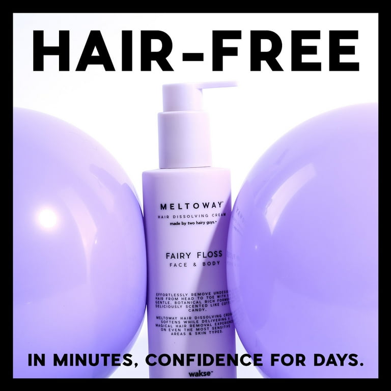 Wakse Meltoway Hair Removal Cream, Cotton Candy Scent, 6.7 oz photo 8