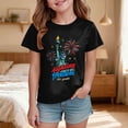 thumbnail image 2 of CAICJ98 250 Years American 1776 2026 250th USA Birthday 4th of July Boy Girl T-Shirts (Black,5-6 Years), 2 of 5