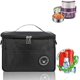 thumbnail image 2 of 6 L kylväska, kylväska isolerad lunchväska vattentät hållbar och bärbar tote väska för arbete, skola, strand, picknick, 2 of 5