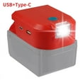 thumbnail image 1 of Lámpara LED de 18W para Makita para Milwaukee para Bosch para DeWalt Batería de Iones de Litio de 14.4V/18V Herramienta Eléctrica Linterna de Luz de Trabajo Portátil, 1 of 18