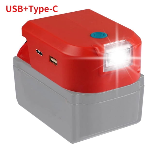 Lámpara LED de 18W para Makita para Milwaukee para Bosch para DeWalt Batería de Iones de Litio de 14.4V/18V Herramienta Eléctrica Linterna de Luz de Trabajo Portátil