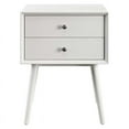 thumbnail image 4 of Modway Ember Wood Nightstand With USB Ports in White White, 4 of 10