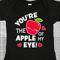thumbnail image 4 of Inktastic Youre the Apple of My Eye Valentine Pun with Cute Apple Boys or Girls Baby Bodysuit, 4 of 5