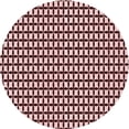 thumbnail image 1 of Ahgly Tapis Rond Lavable en Machine Intérieur Transitionnel Rose Profond, 3 Pieds Rond, 1 of 7