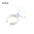 thumbnail image 3 of Aquarium Suction Cup Clips Airline Tube Holders Clamps for Fish Tank Clear 24mm 6 Pcs, 3 of 5