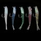 thumbnail image 4 of 20 piezas 5 colores de plástico blando señuelo de pesca cebo Swimbait con Jig Head 7cm, 4 of 9