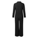 thumbnail image 5 of Conjunto de dos piezas de manga larga para mujer: top y pantalones anchos, poliéster, playa/vacaciones - Tallas S-XXXXL, 5 of 5