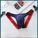 thumbnail image 1 of Tanga sexy para hombre, ropa interior sexy de cintura baja, de algodón, transpirable, bolsa de pantalones, tanga doble transpirable, 1 of 5