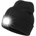 thumbnail image 1 of LED Knitted Beanie Hat Winter Neck Gaiter USB Rechargeable Hands Free 4 Headlamp Cap, 1 of 5