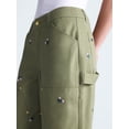 thumbnail image 4 of Free Assembly Women's Embellished Cotton Utility Pants, 30" Inseam, Sizes 0-20, 4 of 4