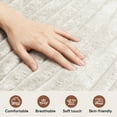 thumbnail image 3 of edx Bean Bag Chair Lounger Chair, Cozy Beanbag Sofa with Removable Fabric Cover for Living Room Bedroom College Dorm, 3.2 ft Taupe, 3 of 7
