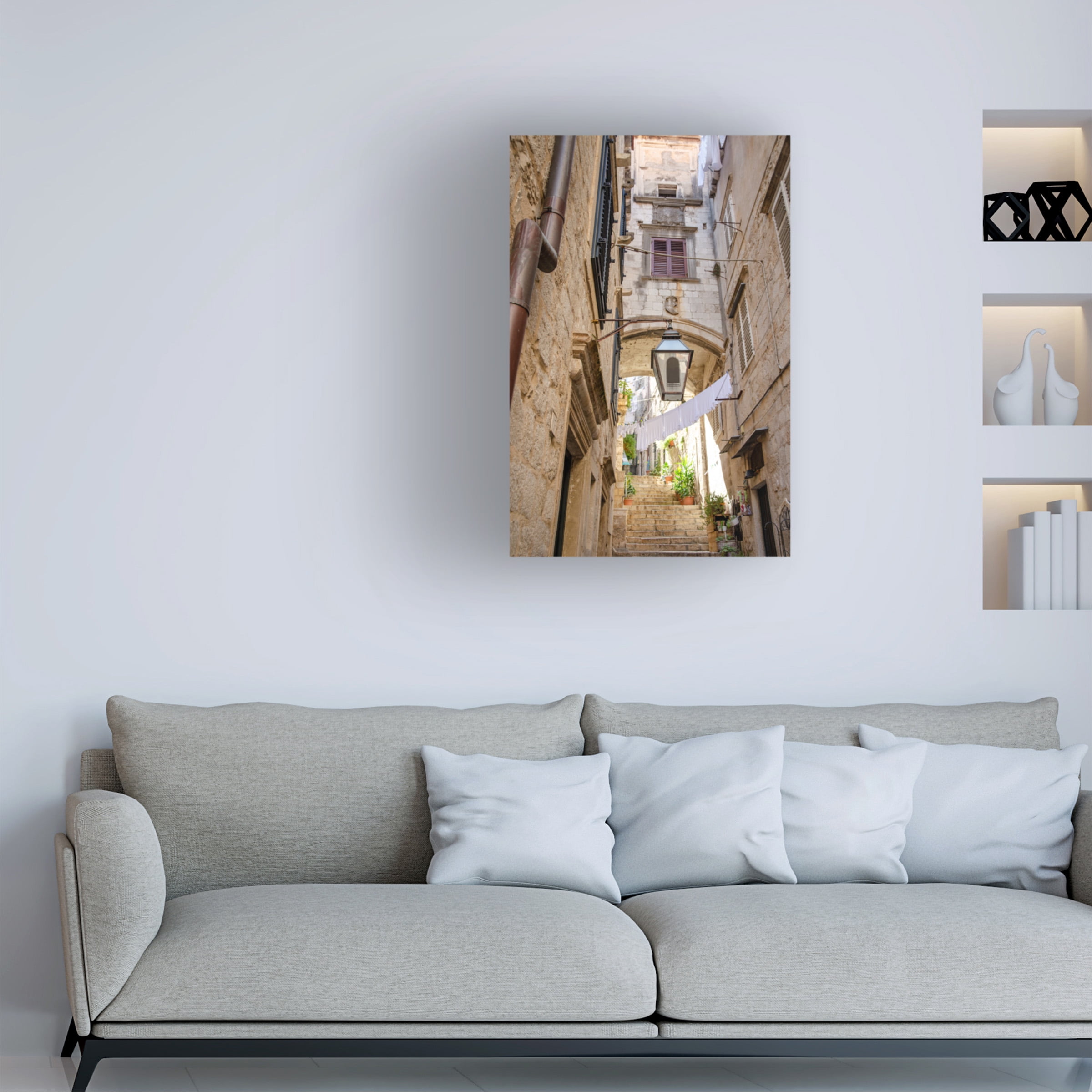 Laura DeNardo 'Laundry Day Dubrovnik Croatia' Canvas Art