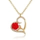 thumbnail image 5 of Collar de joyas con forma de rosa para niñas Collar con colgante de corazón para mujer Collares Colgantes, 5 of 8