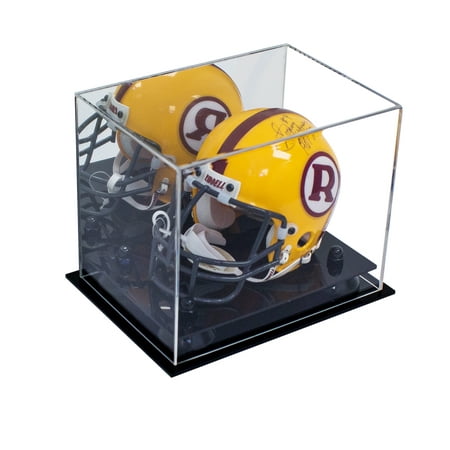 1 2 Scale Mini Football Baseball Helmet Display Case Stand Uv Protection Ebay