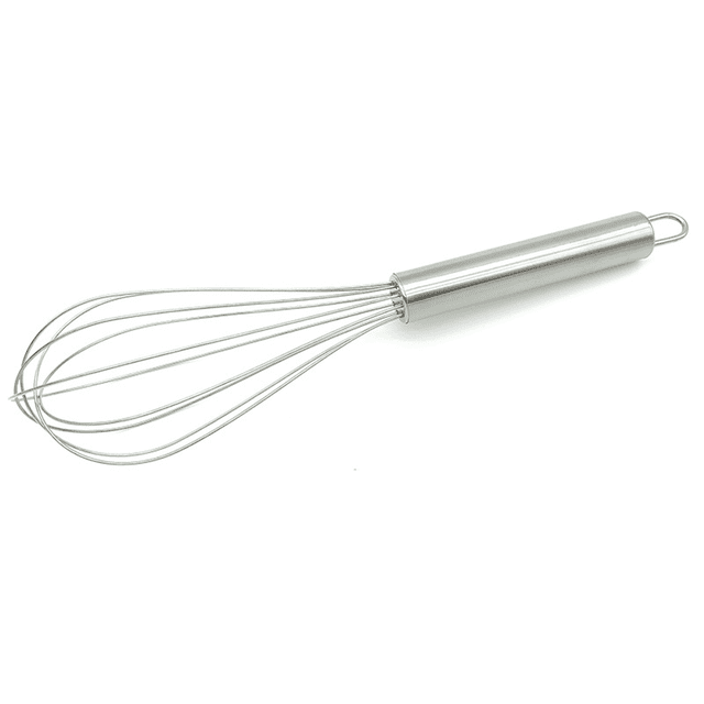 Batidor de huevos mezclador grueso de acero inoxidable semiautomático-5 líneas 10 pulgadas
