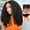 22 Inch, variant on Tahikie 16 Inch 7x6 HD Lace Burmese Curly Human Hair Wig, Glueless Drawstring Wig, Pre-Cut Pre-Plucked, Bleached Knots