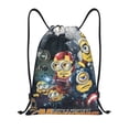 thumbnail image 1 of Pofeuu Minions for Water-Resistant 210D Drawstring Bag Compact Foldable Design Gym Yoga Travel Essentials Lightweight Carryall-Small, 1 of 6