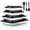 Black, variant on 11 Pcs Deep Glass Baking Dish Set with Lids/Egg Separator/Brush/Spatula, Rectangular Glass Baking Pans Bakeware Set for Lasagna, Leftovers, Cooking, Freezer-to-Oven, Multicolor