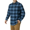Chaps Men's Long Sleeve Performance Flannel ShirtSizes XS up to 4XB