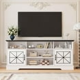 thumbnail image 5 of PUFFCAFE LED TV Stand for 65" TV,Entertainment Center with Storage & Power Outlet,TV Media Console Table for Living Room,White, 5 of 7
