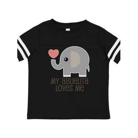 

Inktastic My Abuelita Loves Me Grandchild Gift Gift Toddler Boy or Toddler Girl T-Shirt