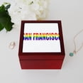thumbnail image 4 of CafePress - San Francisco - Keepsake Box, Finished Hardwood Jewelry Box, Velvet Lined Memento Box, 4 of 5
