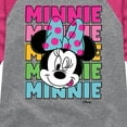thumbnail image 3 of Disney - Minnie Stacked - Toddler & Youth Girls Raglan Graphic T-Shirt, 3 of 5