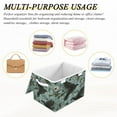 thumbnail image 6 of Yayeee Collapsible Cube Storage Bin with Lid Fabric Closet Decorative Basket with Handles, Mystic Crows Pattern, 6 of 7