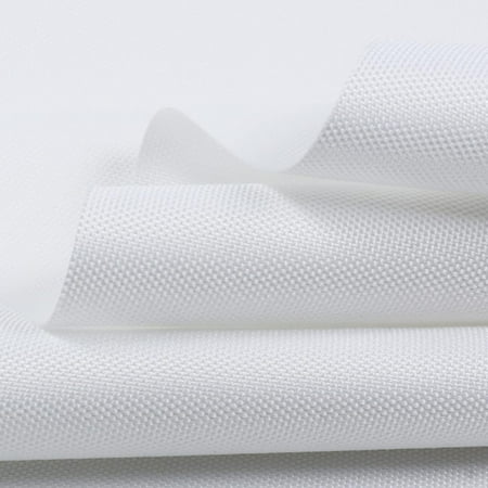 

Waterproof Canvas Fabric 600D Marine Awning Outdoor Fabric Cordura Water-Resistant Material PU Backing for Sunbrella Tent Cushion Boat 60in Wide - White