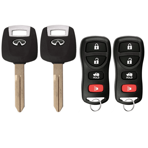 2 New N104 (46) Chip Key   4B REMOTE For 2003-2008 Infinity FX35 FX45 G35 QX56 VLS