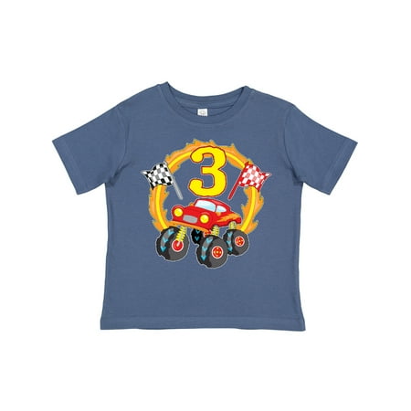 

Inktastic Monster Truck 3rd Birthday Gift Toddler Boy or Toddler Girl T-Shirt