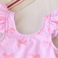 thumbnail image 6 of Teen girls one piece swimsuits swimming suit for girls One Piece Racerback Bathing Suit girls' Swimwear swim suits for girl 2026 (#022 Pink,6-7 Years), 6 of 8