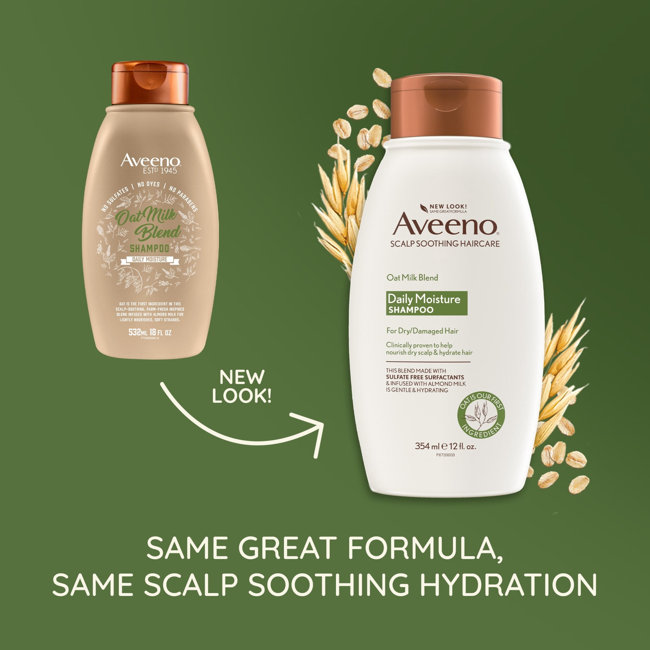 Oat Milk Blend Moisturizing Shampoo for Dry Hair