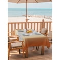 thumbnail image 2 of Outdoor Tablecloth with Umbrella Hole for Patio/Picnic/Party/Camping, Burnt Orange Ombre Waterproof Table Cloth Rectangle Table Cover Washable, Modern Grey Gradient Farmhouse Art (52"x 70"), 2 of 8