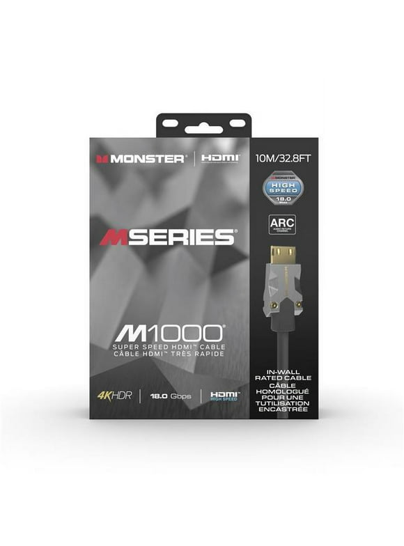 Monster Cable VMM10010-U M1000 HDMI 2.0 Cable - 10 m