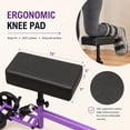 thumbnail image 5 of Arshin Economy Steerable Knee Scooter,Foldable Walker with 4 Wheels & Brakes,Adult Crutch Alternative for Foot Surgery,Purple, 5 of 9