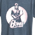 thumbnail image 3 of David Bowie - Bowie Distressed Circle - Women's Short Sleeve Graphic T-Shirt, 3 of 5