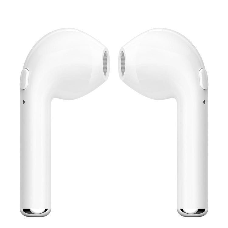 Bluetooth Headphones, Wireless Earbuds Stereo Earphone Cordless Sport Headsets for iphone 8, 8 plus, X, 7, 7 plus, 6s, 6S Plus with Charging line-White