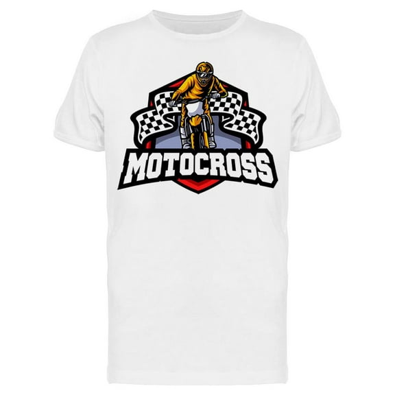 Motocross Design T-Shirt Men -Image by Shutterstock, Male x-Large