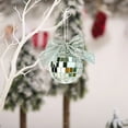 thumbnail image 4 of Christmas Ornaments,1.97in Christmas Balls With Bow Ornaments Baubles Shatterproof Balls For Christmas Tree Decorations Christmas Indoor and Outdoor Decorations,D, 4 of 6